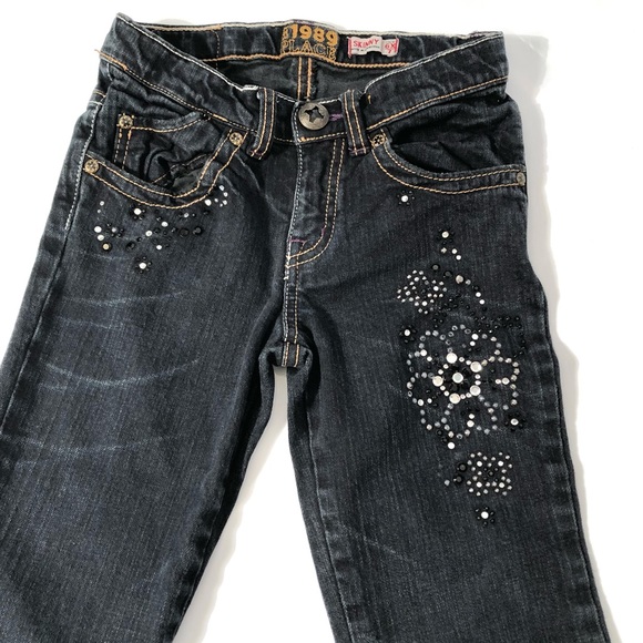 Children’s Place Heart Strings skinny Jeans  6X-7 - Picture 1 of 13
